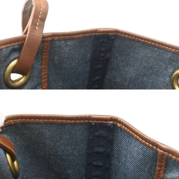 CELINE Logo Macadam Pattern Shoulder Bag Canvas Leather NY BN GHW Italy 66CA534 - Picture 13 of 13